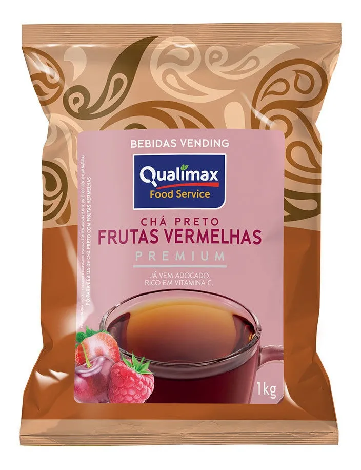 Chá Preto Frutas Vermelhas Premium Qualimax kg